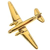 DC-3 Pin Badge, gold DC-3 Pin Badge, gold