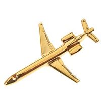 EMB 145 Pin Badge, gold EMB 145 Pin Badge, gold