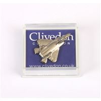 F22 Lockheed Raptor Pin Badge, silver