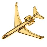 Global Expres Pin Badge, gold