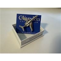 Gulfstream IV Pin Badge, silver Gulfstream IV Pin Badge, silver