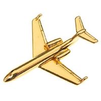 Gulfstream IV Pin Badge, gold