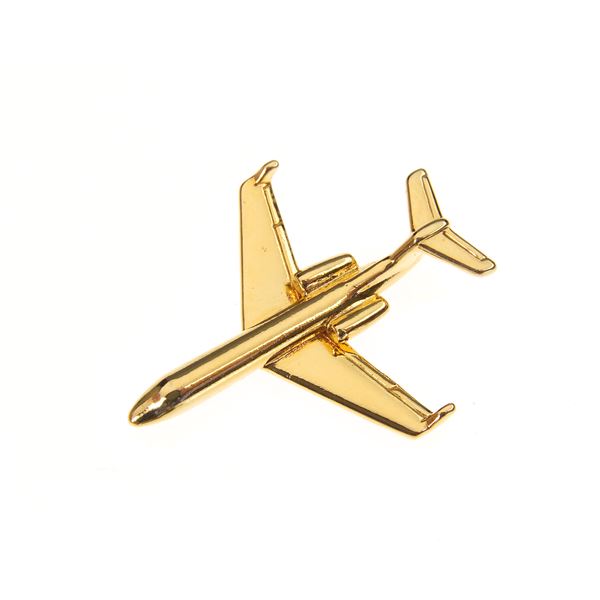 Gulfstream IV Pin Badge, gold
