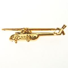 Mil Mi-8 Pin Badge, gold