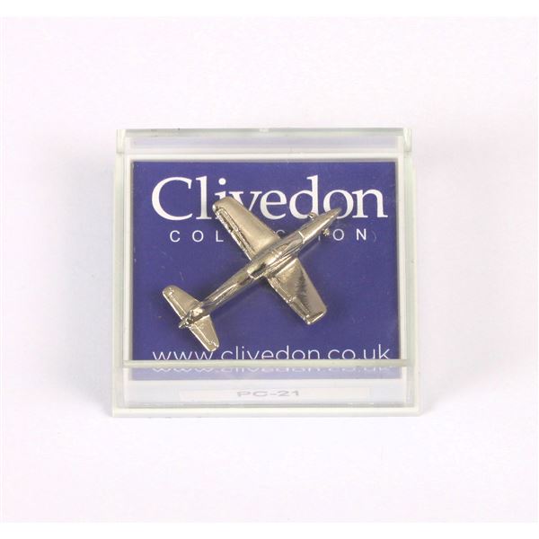 Pilatus PC-21 Pin Badge, silver