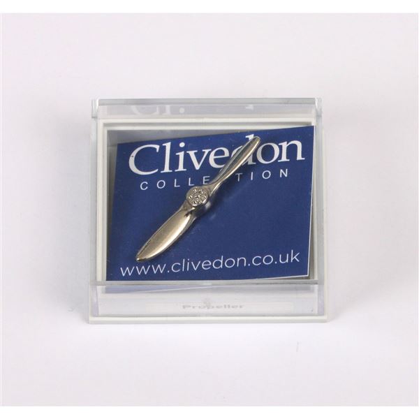 Propeller Pin Badge, silver