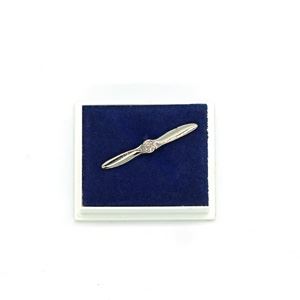 Propeller Pin Badge, silver