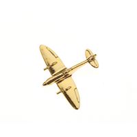 Spitfire Pin badge, gold