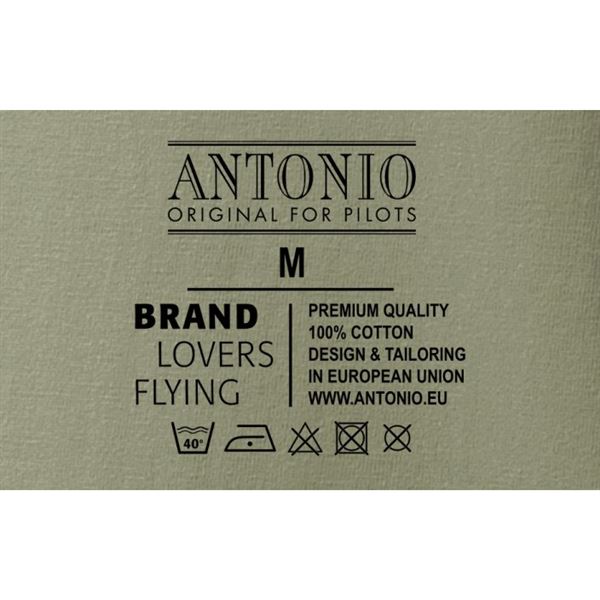 ANTONIO T-shirt with fighter aircraft P-38 LIGHTNING, L