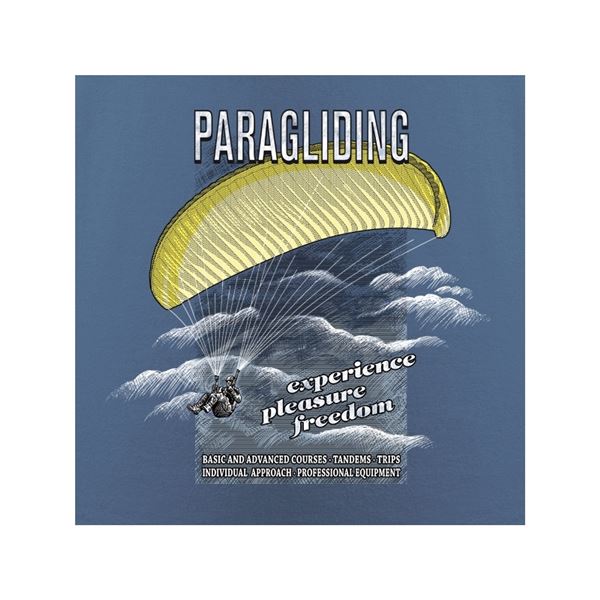 ANTONIO Tričko PARAGLIDING, modrá, 3XL