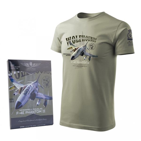 ANTONIO T-shirt with fighter F-4E PHANTOM II, M