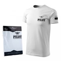 ANTONIO Tričko PILOT, bílá, XL