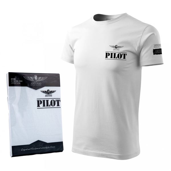 ANTONIO T-Shirt PILOT, white, L