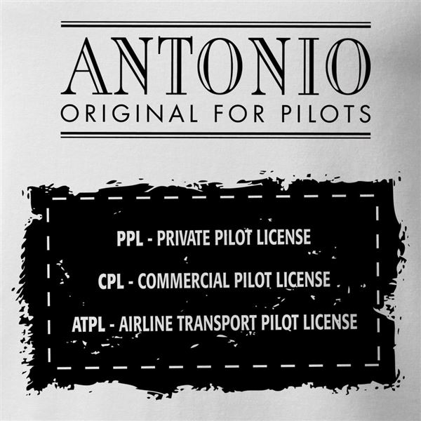 ANTONIO T-Shirt PILOT, white, XXL