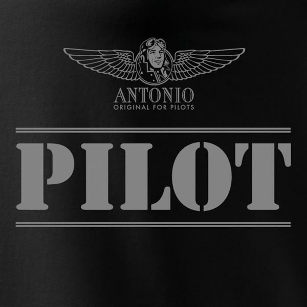 ANTONIO Tričko PILOT, černá, XL
