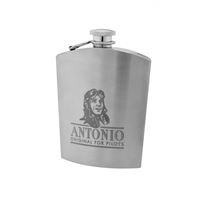 ANTONIO Flask with airlines motive