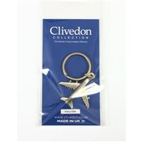 Keyring Airbus A380, silver