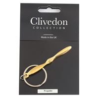 Propeller Keyring, gold