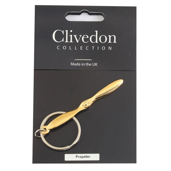 Propeller Keyring, gold