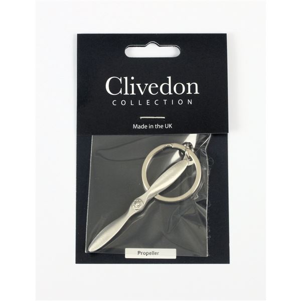 Propeller Keyring, silver