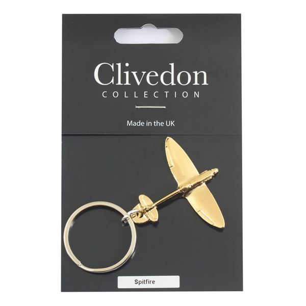 Keyring Spitfire, gold
