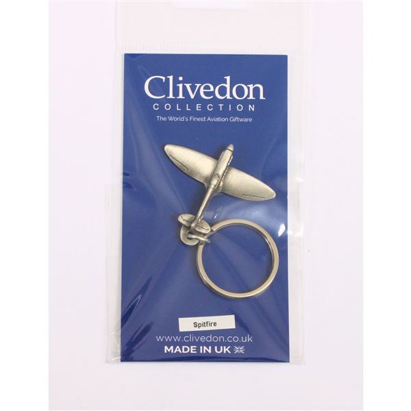 Keyring Spitfire, silver