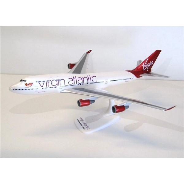 Model B747 Virgin Atlantic Airways 2010 Barbarella 1:250