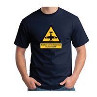 T-Shirt Hazard Flight, blue XL