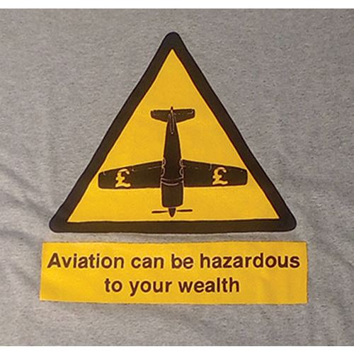 T-Shirt Hazard Flight, grey L