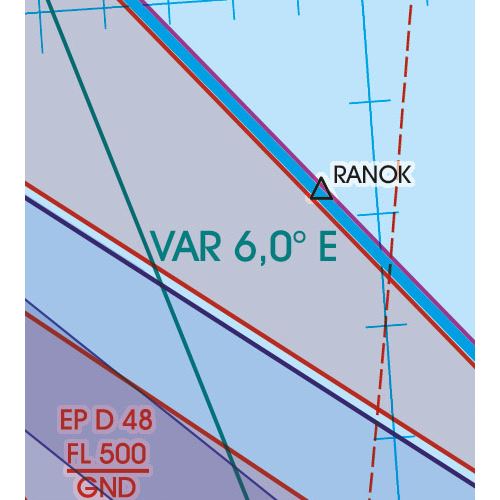 Polsko Sever VFR mapa 2024