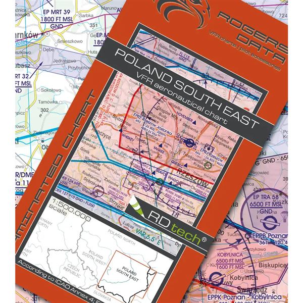 Poland South East VFR ICAO Chart 2025