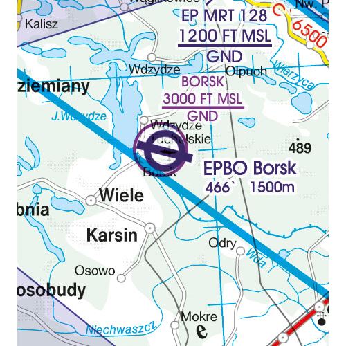 Poland South East VFR Chart 2024