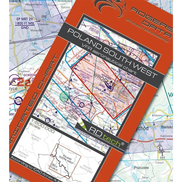 Poland South West VFR ICAO Chart 2025