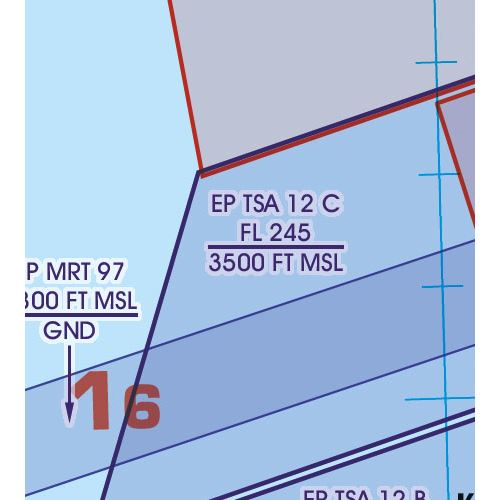 Poland South West VFR ICAO Chart 2025