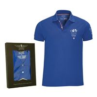 ANTONIO Poloshirt DE HAVILLAND TIGER MOTH, blue, L