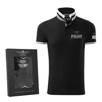 ANTONIO Poloshirt PILOT, black, XL