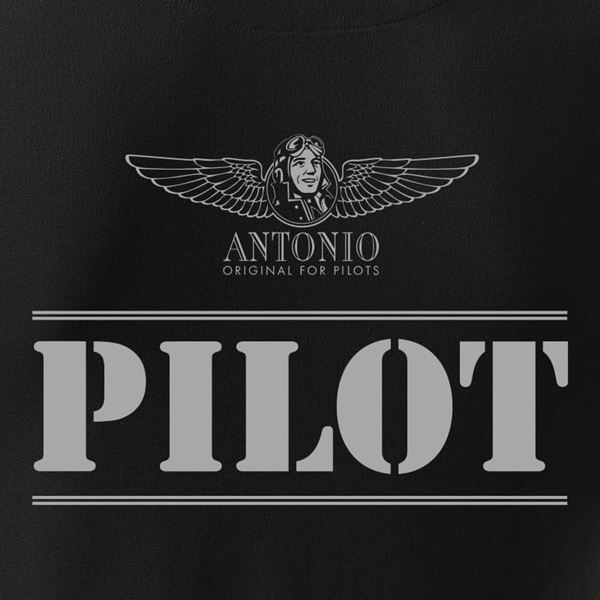 ANTONIO Polokošile PILOT, černá, XL