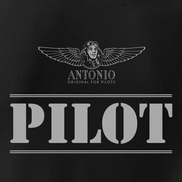 ANTONIO Polokošile PILOT, černá, M