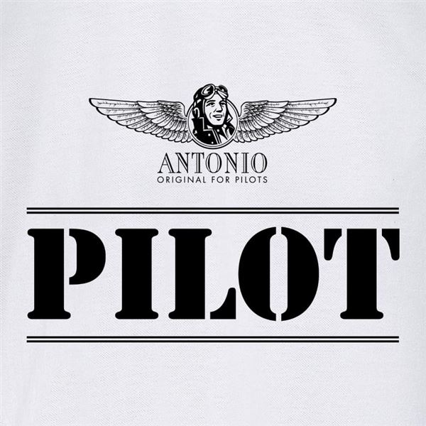 ANTONIO Polokošile PILOT, bílá, XL