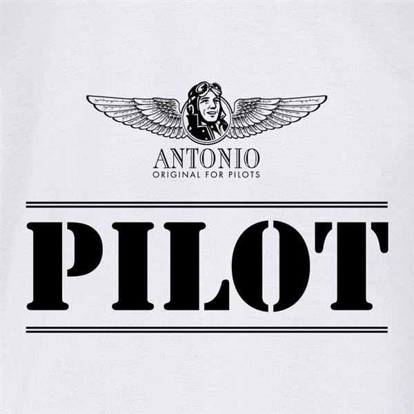 ANTONIO Poloshirt PILOT, white, XL