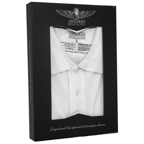 ANTONIO Poloshirt PILOT white, M