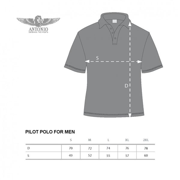 ANTONIO Poloshirt PILOT grey, M