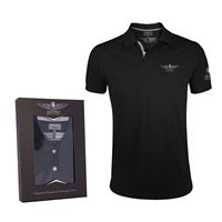 ANTONIO Poloshirt STEARMAN PT-17 KAYDET, black, M