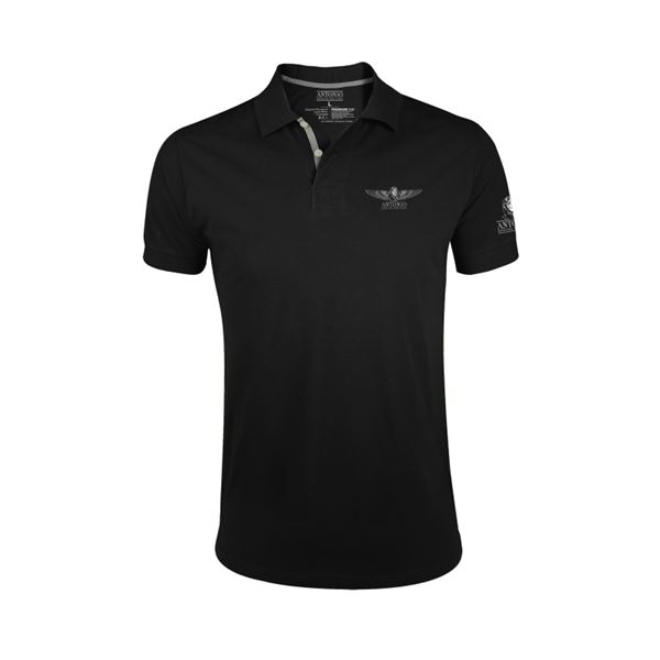 ANTONIO Poloshirt STEARMAN PT-17 KAYDET, black, M