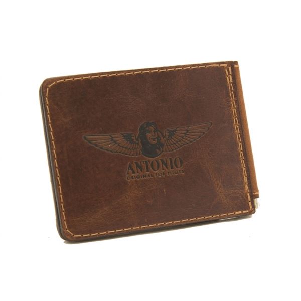 ANTONIO Leather dollar wallet LOBBY