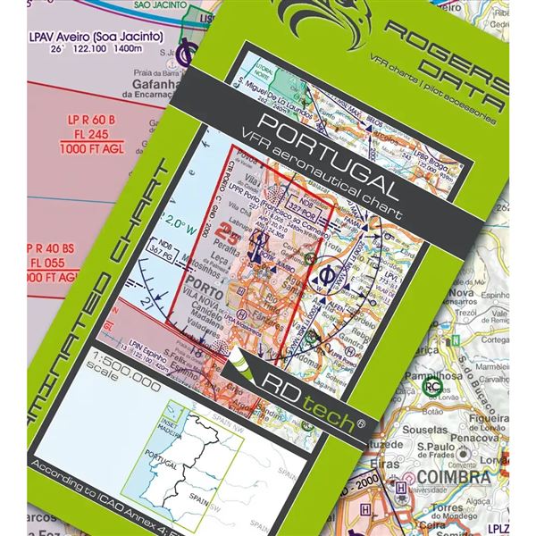 Portugal VFR ICAO Chart 2025