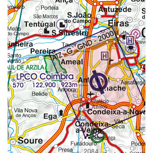 Portugal VFR ICAO Chart 2025