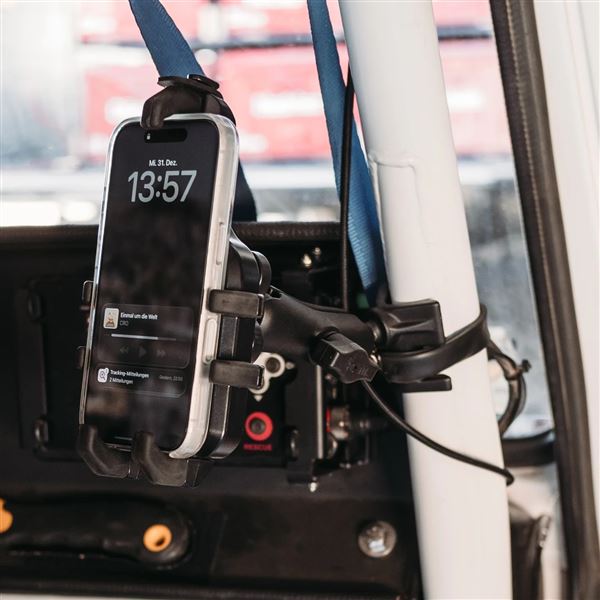 RAM® Pásková hadicová svorka s kulovou základnou 1" - 2,1"