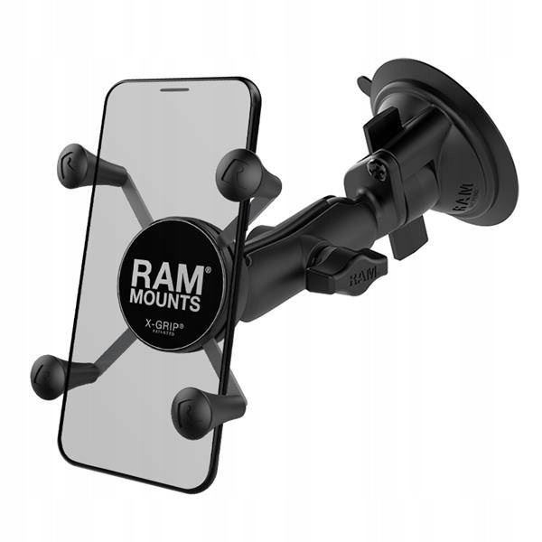 RAM® Malý držák X-Grip® se středním ramenem a přísavkou 3,3"