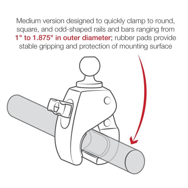 RAM® základna Tough-Claw™ s kulovým kloubem 